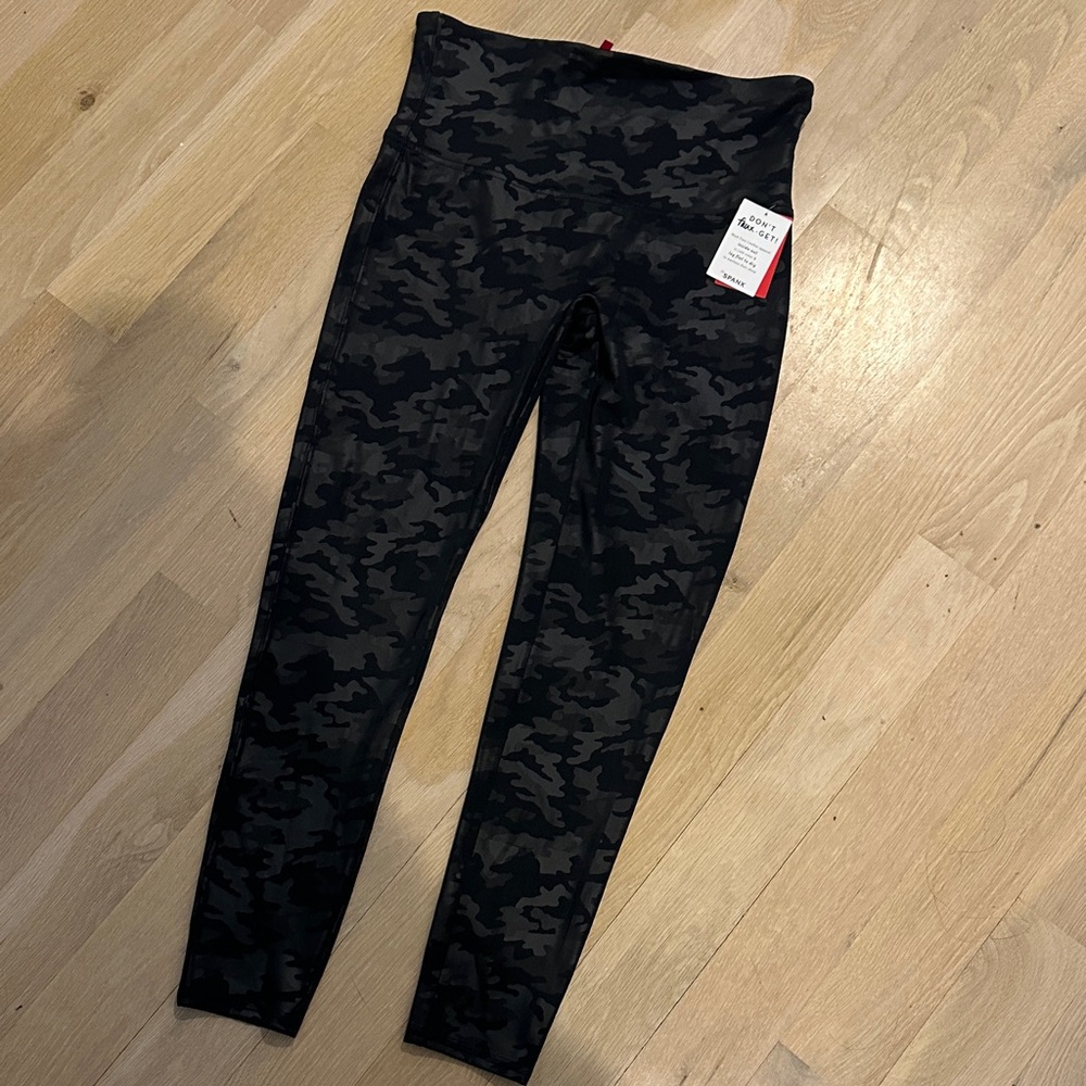 SPANX Black Camo Leggings